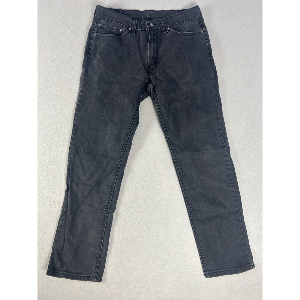 Levi's 541 Athletic Taper Men's Jeans 34x32 Black Stretch Denim Pants